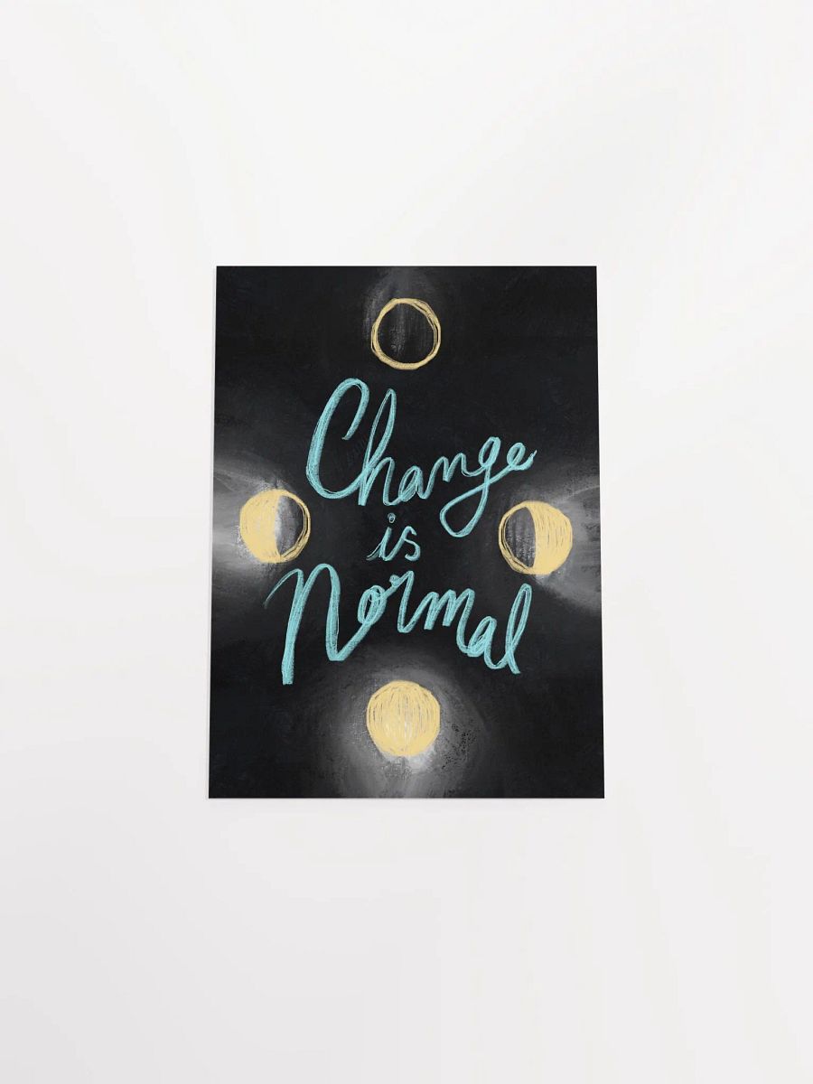 Change Is Normal Art Print product image (19)