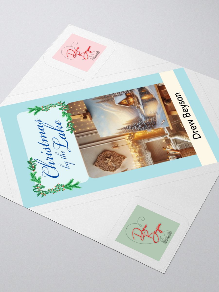 Christmas by the Lake & Drew Logo Stickers product image (7)