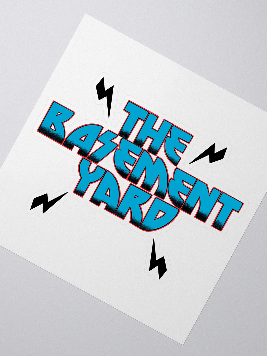 The Basement Yard Sticker Joe Santagato