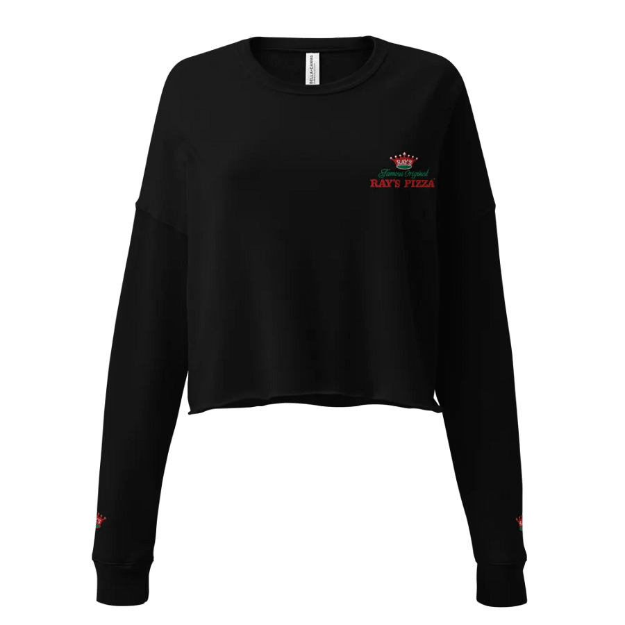 Ray's Pizza Embroidered Crop Sweatshirt product image (1)