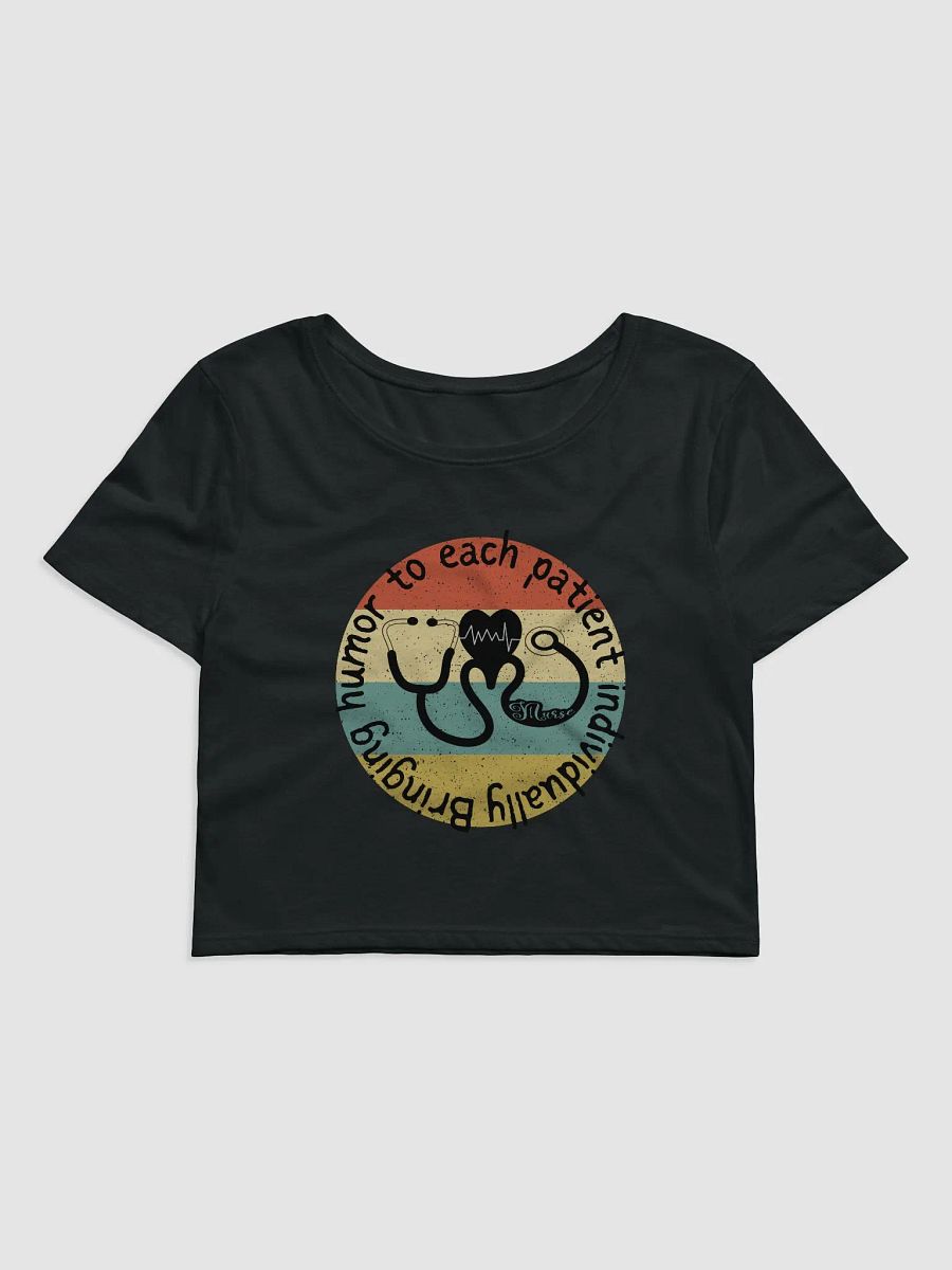 Bringing humor to each patient individually Crop Tee product image (2)