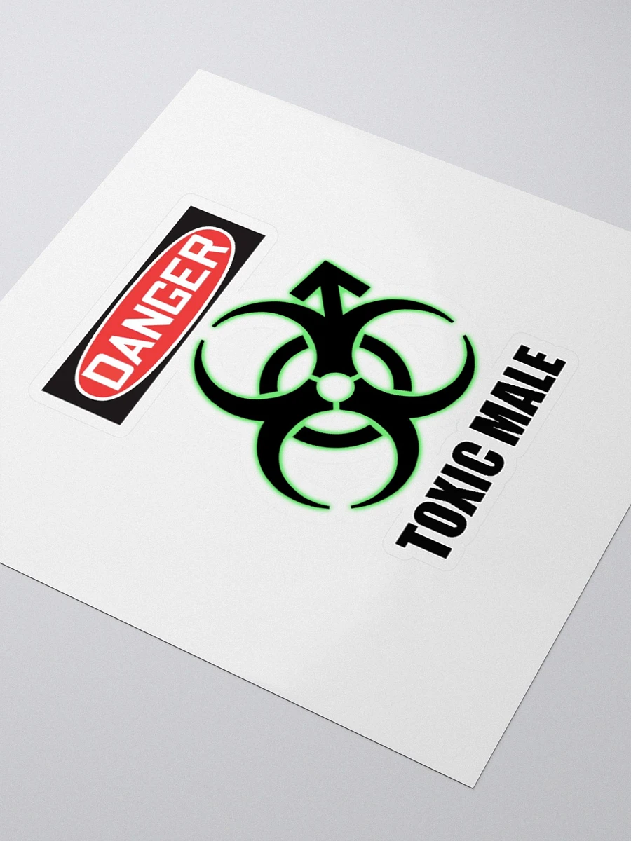 Danger: Toxic Male Sticker product image (11)