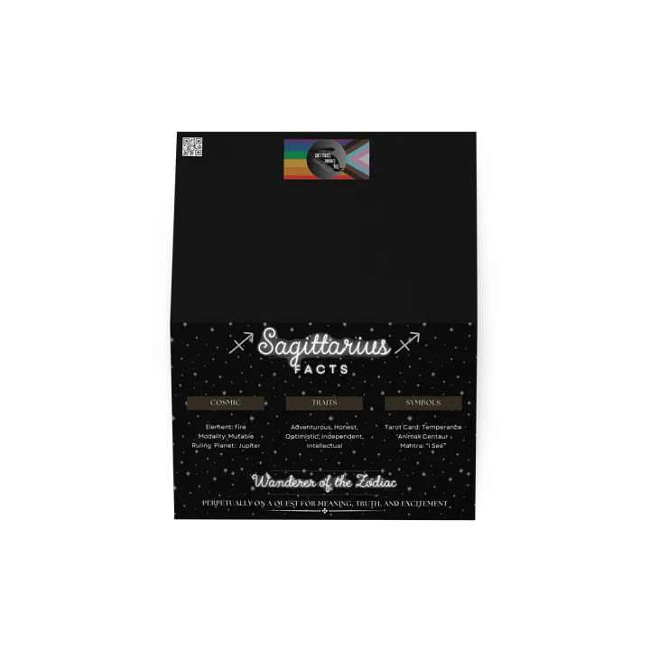 Sagittarius Facts Greeting Card product image (4)
