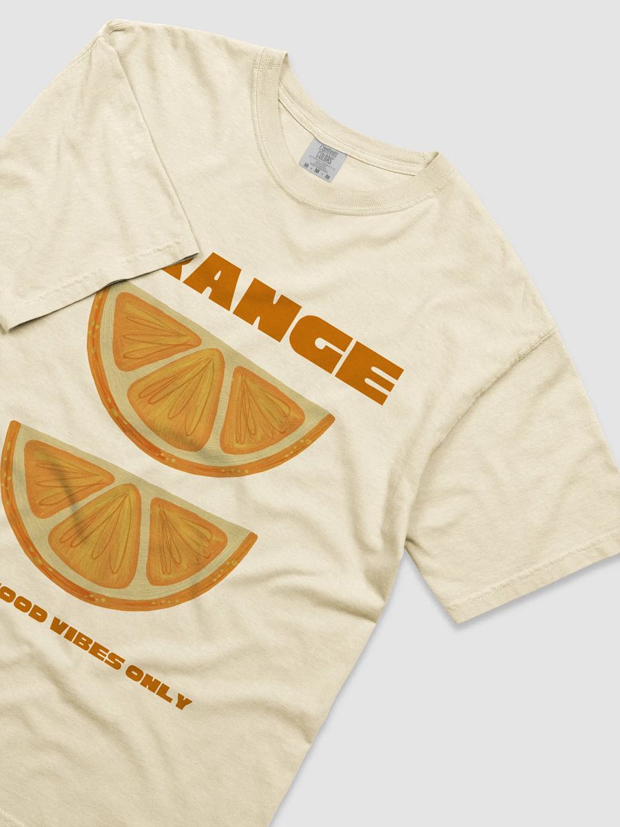 Peel Good Vibes Only – Orange Slice Aesthetic Shirt product image (3)