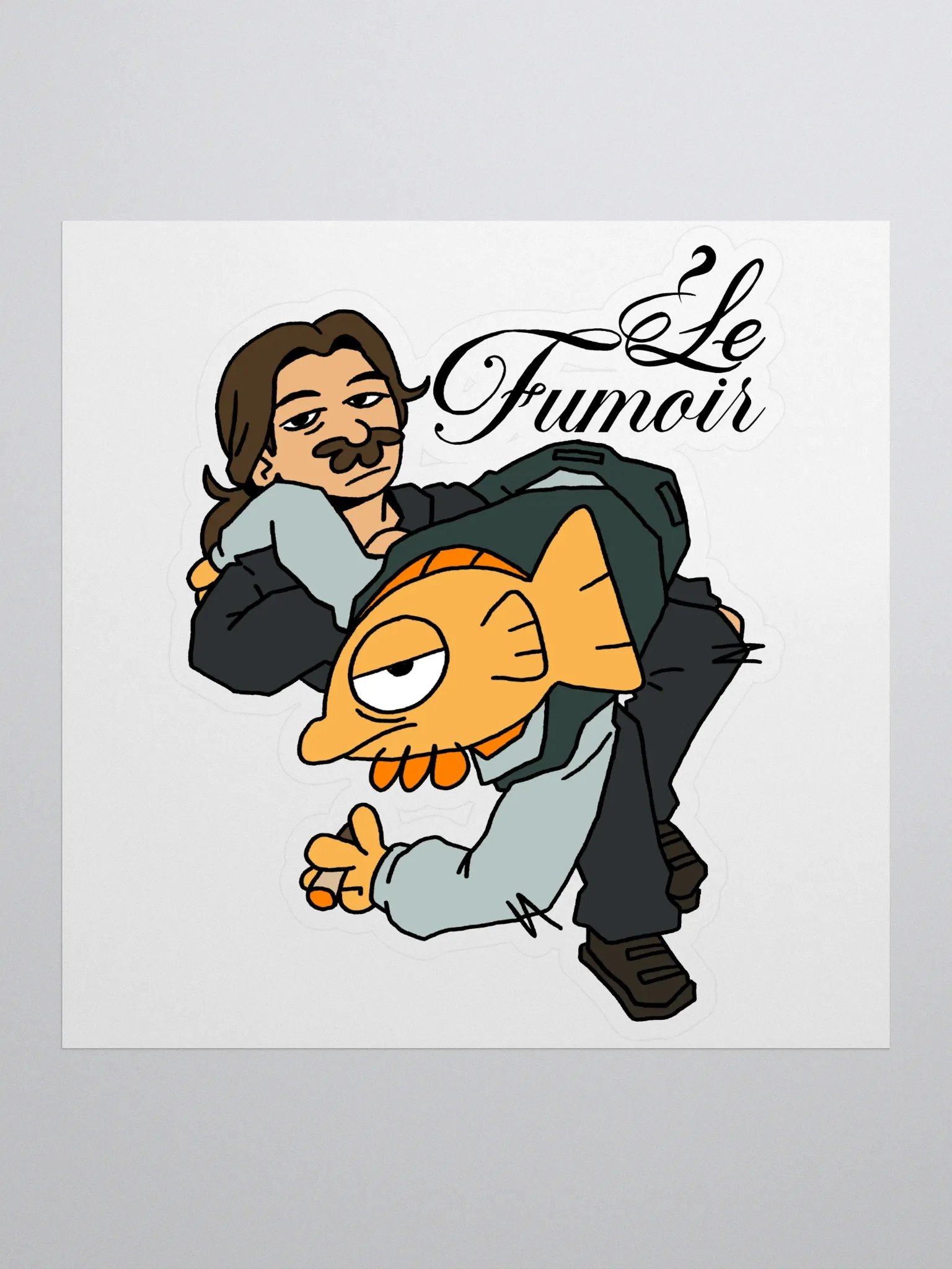 le fumoir kiss cut sticker product image (1)