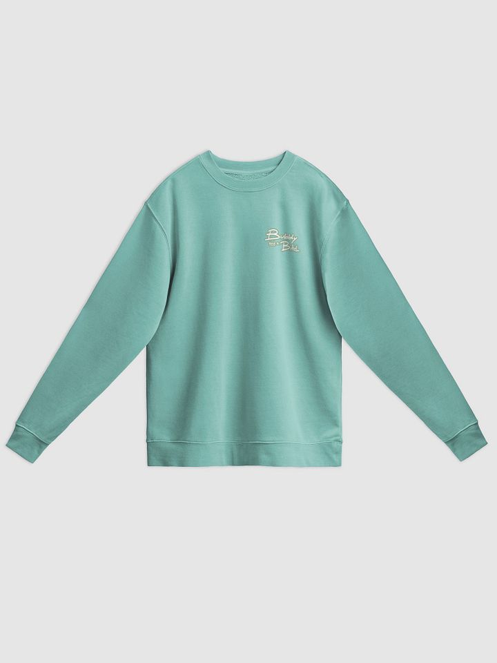 Bubbly and a B*tch (sm. lined design, #96B697) printed pigment crewneck product image (19)