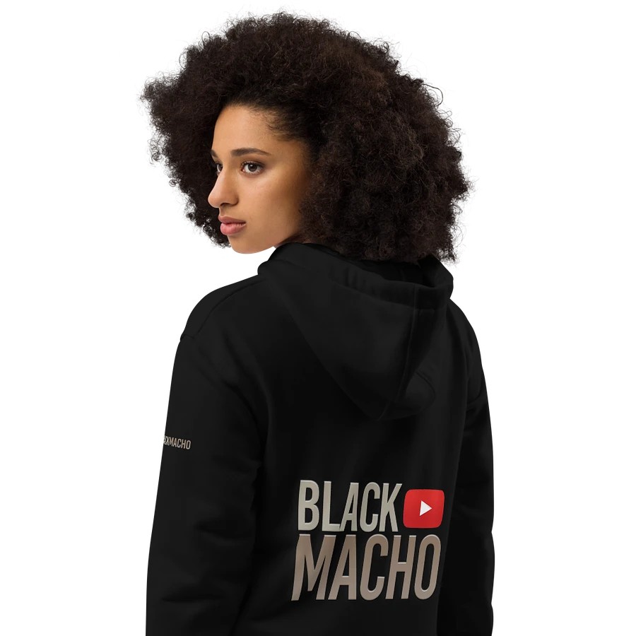 Black Macho YouTube Hoodie product image (2)