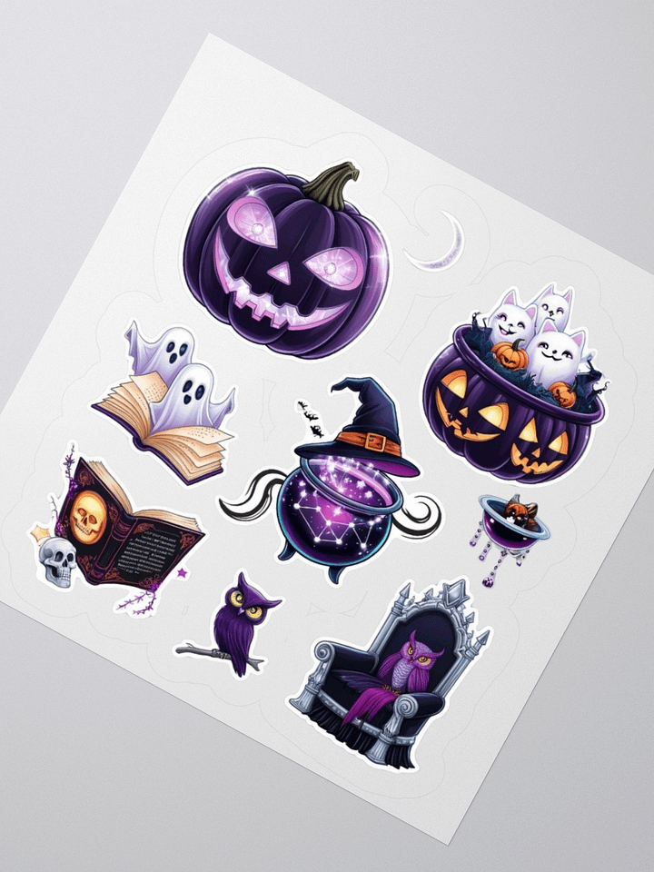 Enchanting Halloween Kiss Cut Stickers Set product image (5)