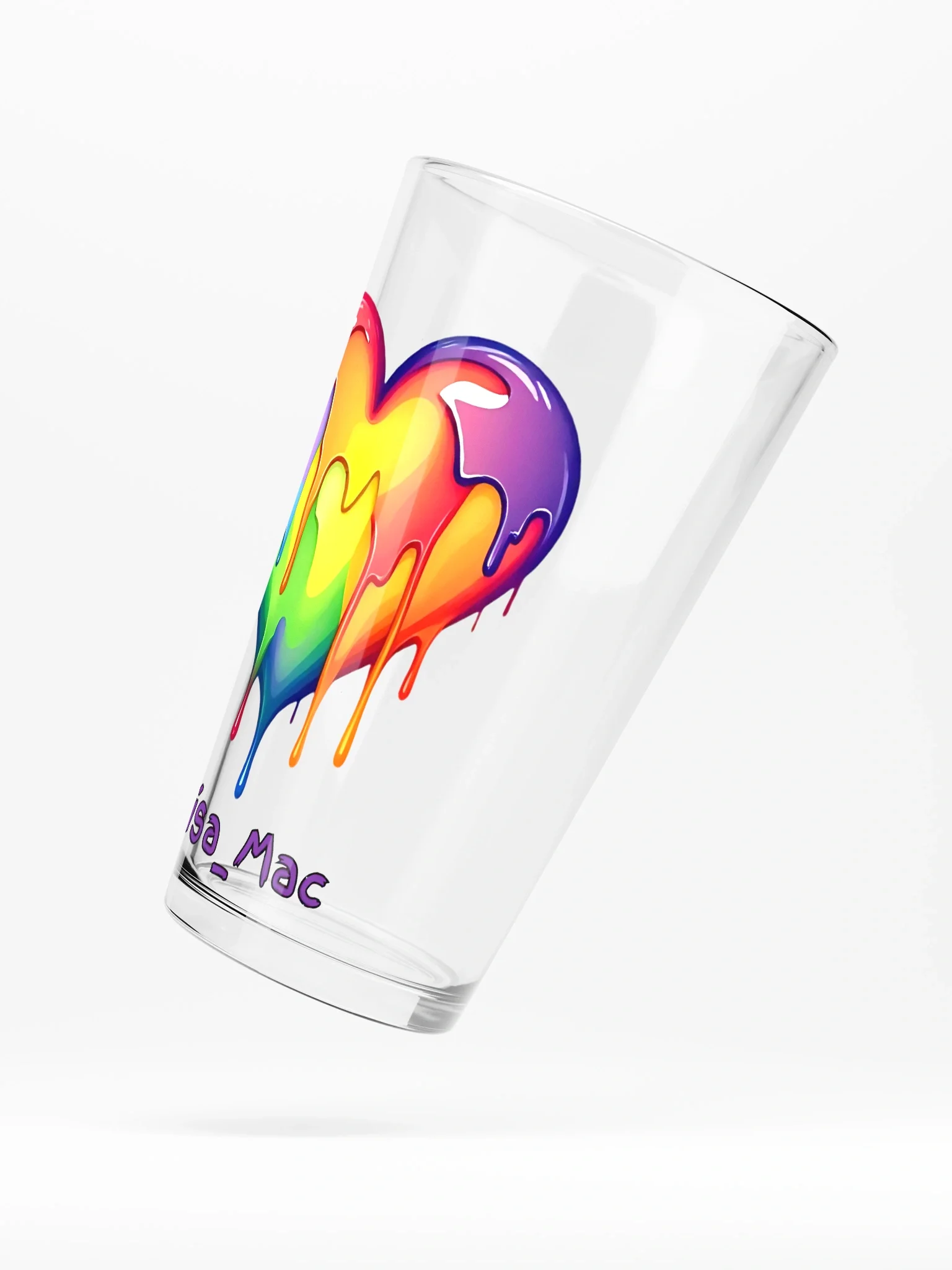 Art Heart on a Glass product image (5)