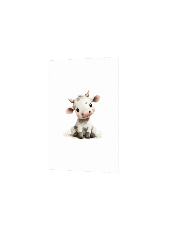 Daisy the Cute Cow Nursery Decor Print product image (12)