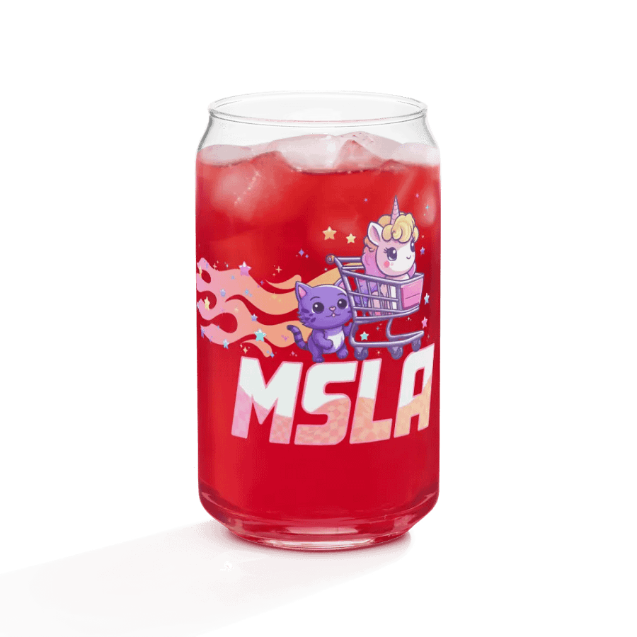 MSLA Sparkles Amigos - Can Shaped Glass product image (1)