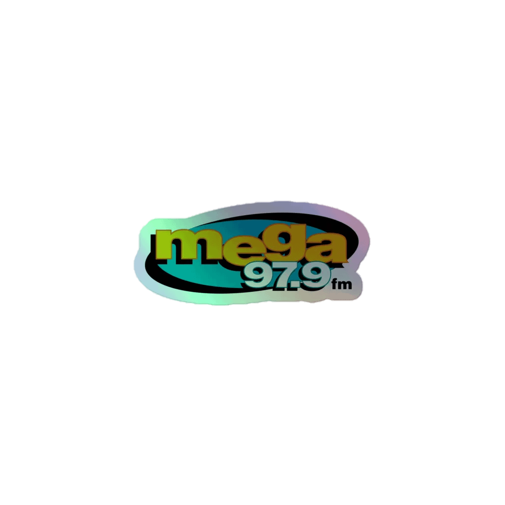 Mega 97.9 Holographic Sticker product image (1)