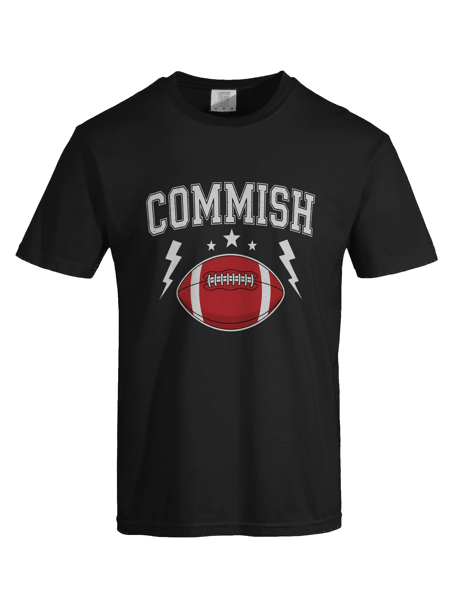 Fantasy COMMISH Football Red Tee product image (37)