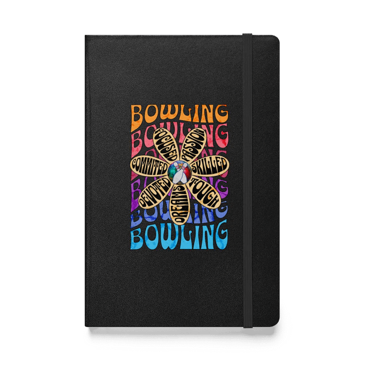 Flower Bowling Focused Floral Hardcover Notebook product image (1)
