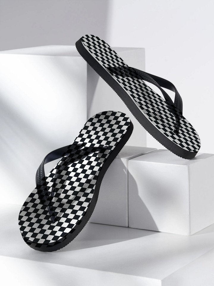 Checkered Impressions Flip-Flops product image (1)