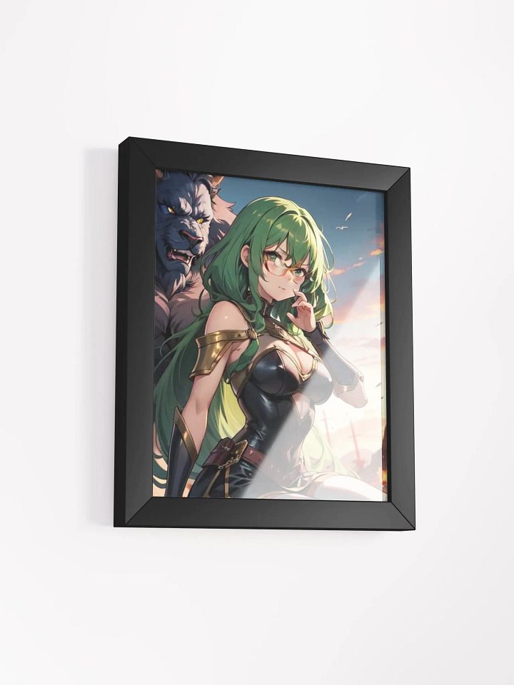Green K Warrior Poster w/ Frame product image (2)