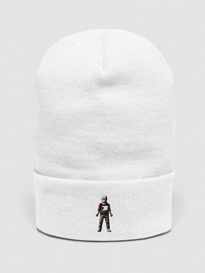 Yupoong Cuffed Beanie | AI Design FREE PALESTINA product image (1)