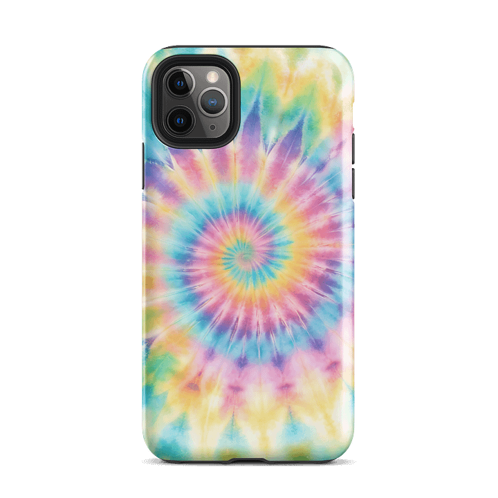 Pastel Spiral Burst Tie-Dye Tough Case for iPhone product image (26)