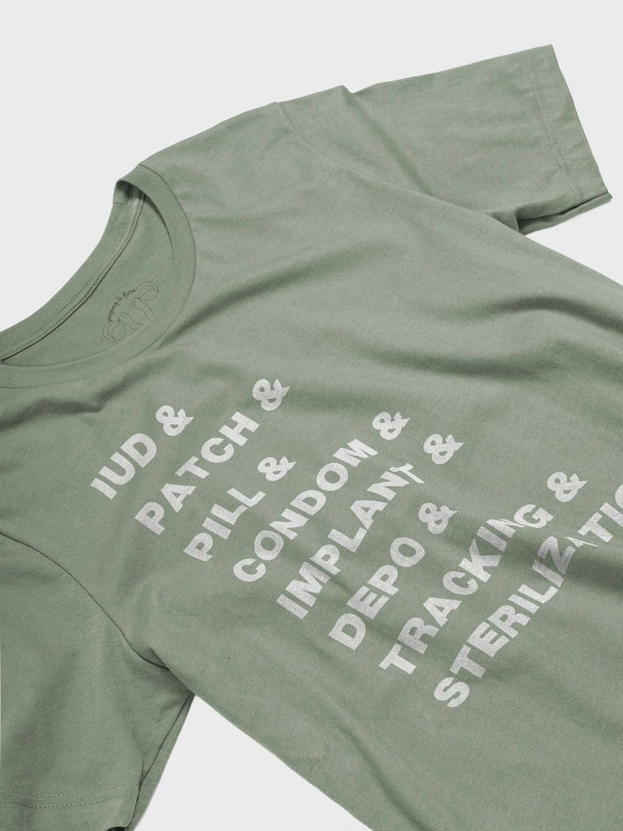 birth control & (short tee with light font) product image (29)