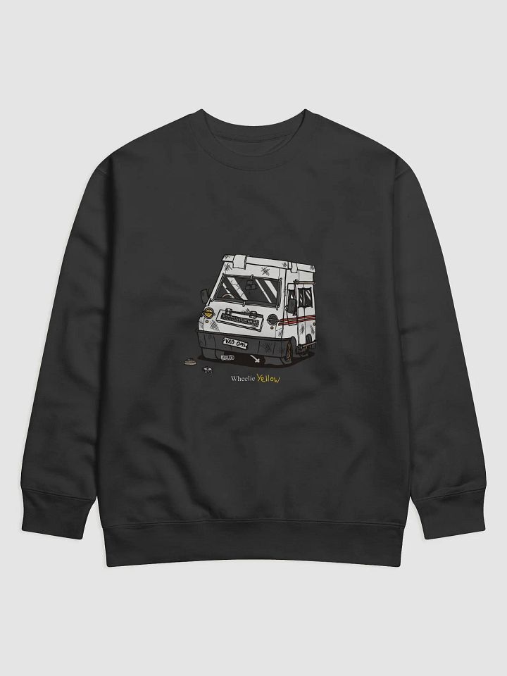 A not-ok Wheelie Yellow sweatshirt! product image (1)