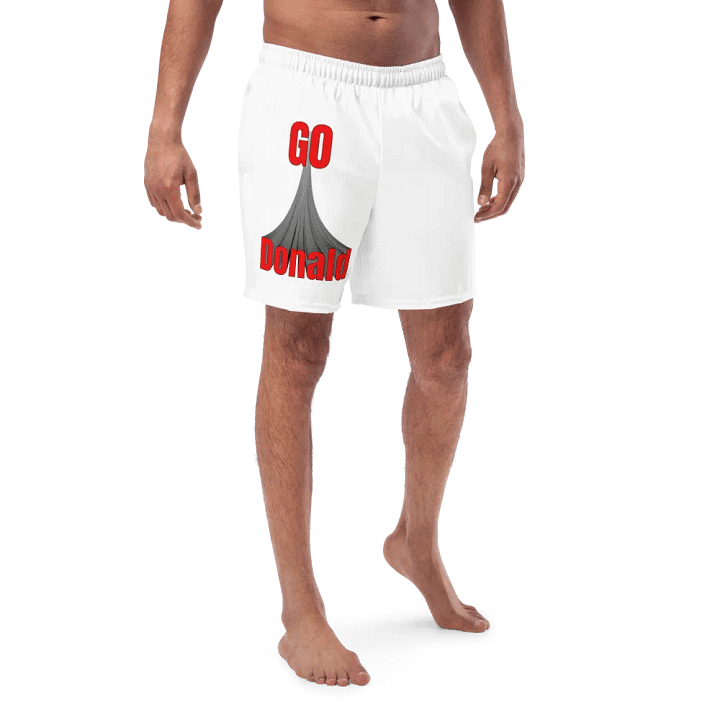 GO DONALD. Perspective Illusion Swim Trunks product image (1)
