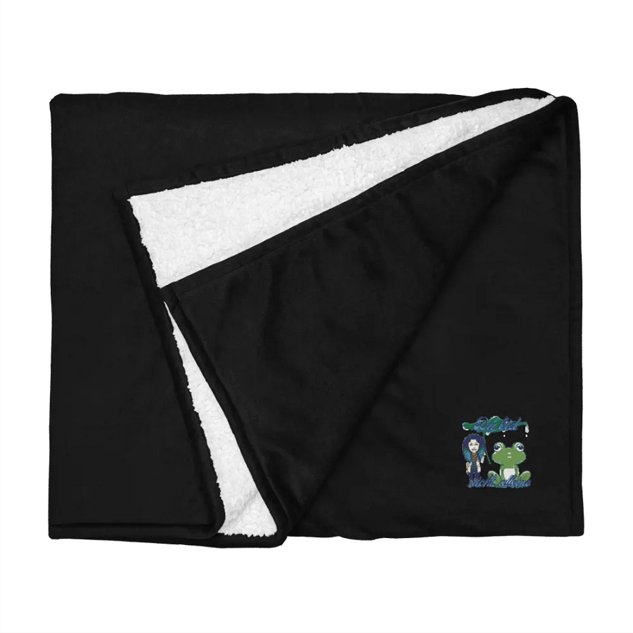 Bestickte Premium-Sherpa-Decke mit Motiv Du bist nicht alleine product image (11)