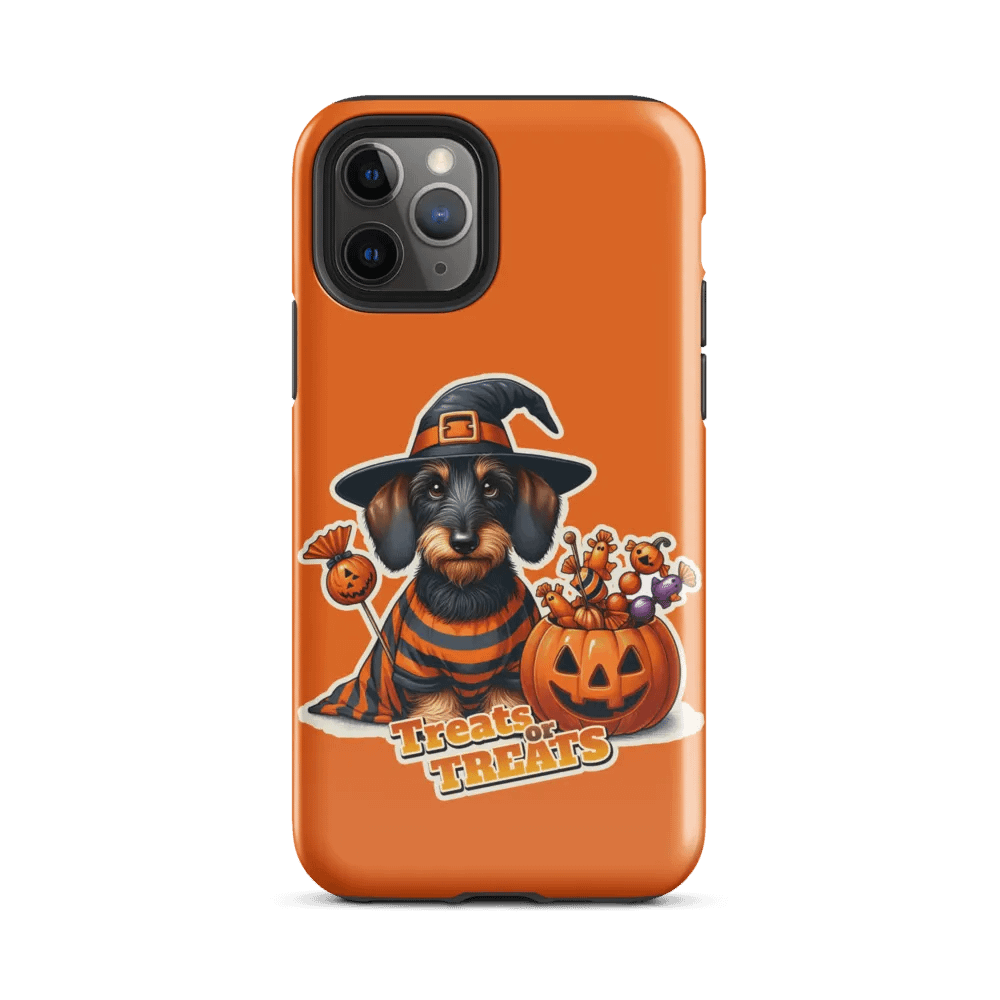 Dachshund Treat Halloween - iPhone Tough Case product image (27)