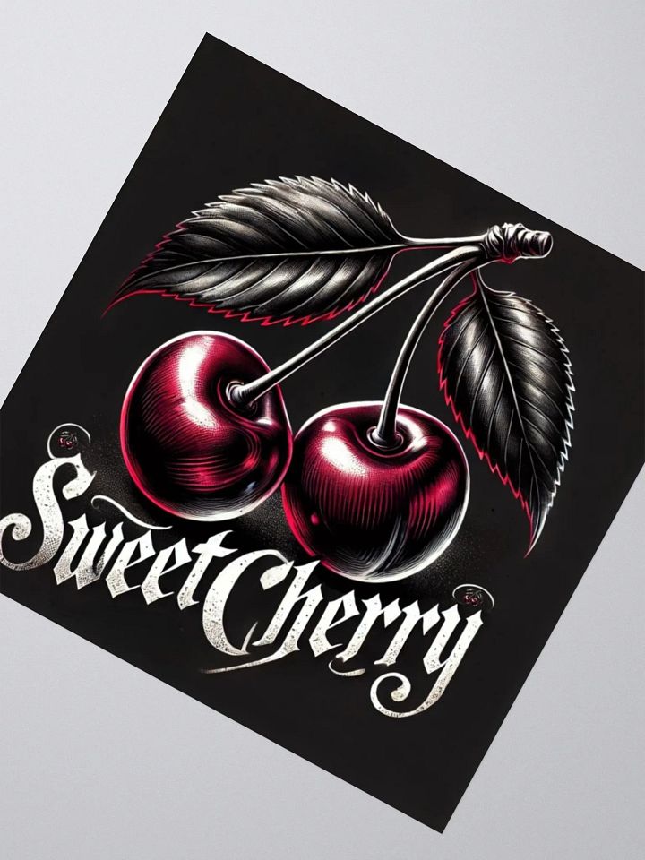 Vintage Sweet Cherry Kiss Cut Stickers product image (4)