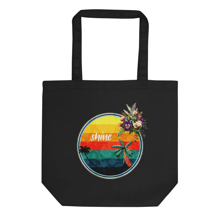 Tropical Shine Canvas Tote Bag product image (1)