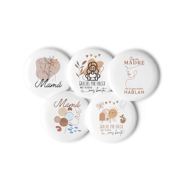 Boho Happy Mother´s Day Set of Pins product image (3)