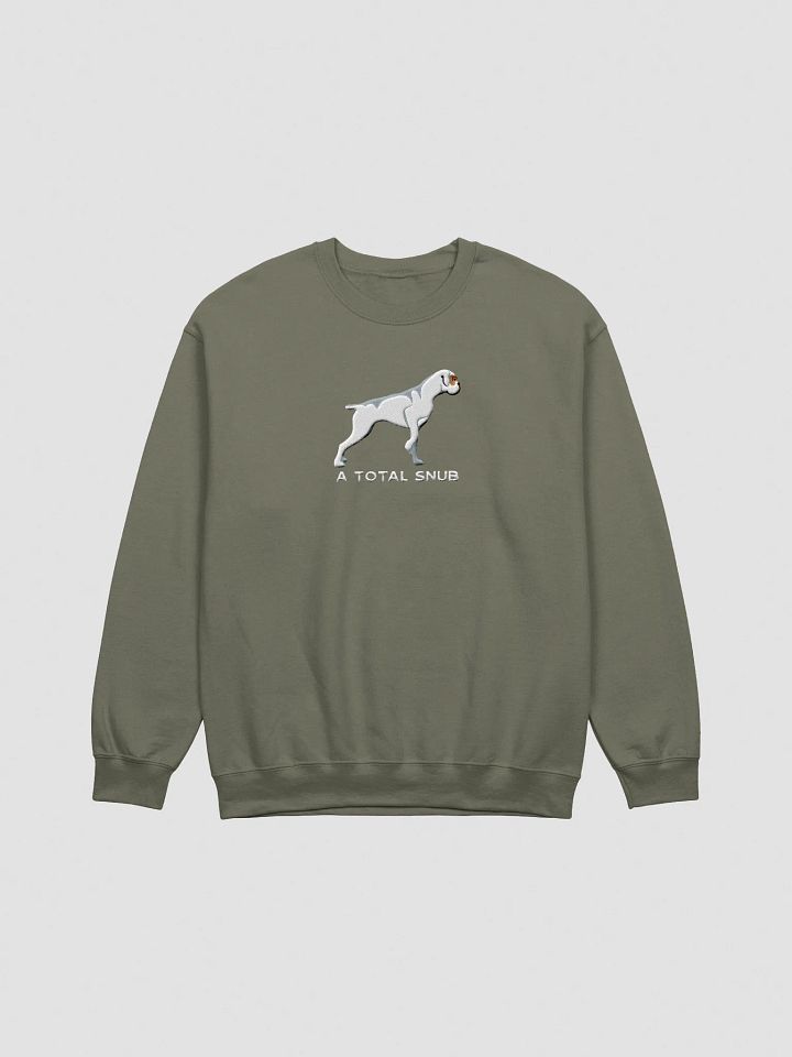 A Total Snub Sweatshirt (Embroidered) of a Boxer(White) product image (13)