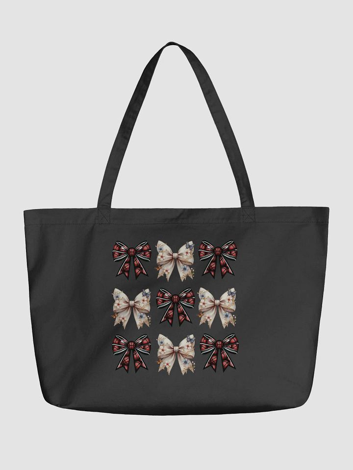 Spring Bow Basketball Fluttering Tote Bag product image (2)