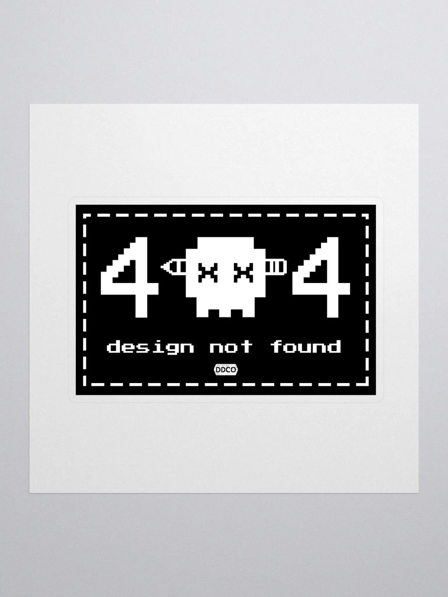 404 Design Not Found - Sticker product image (1)