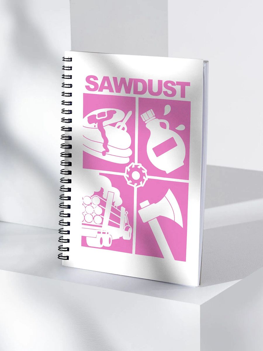 4 Square (pink) Notebook product image (4)