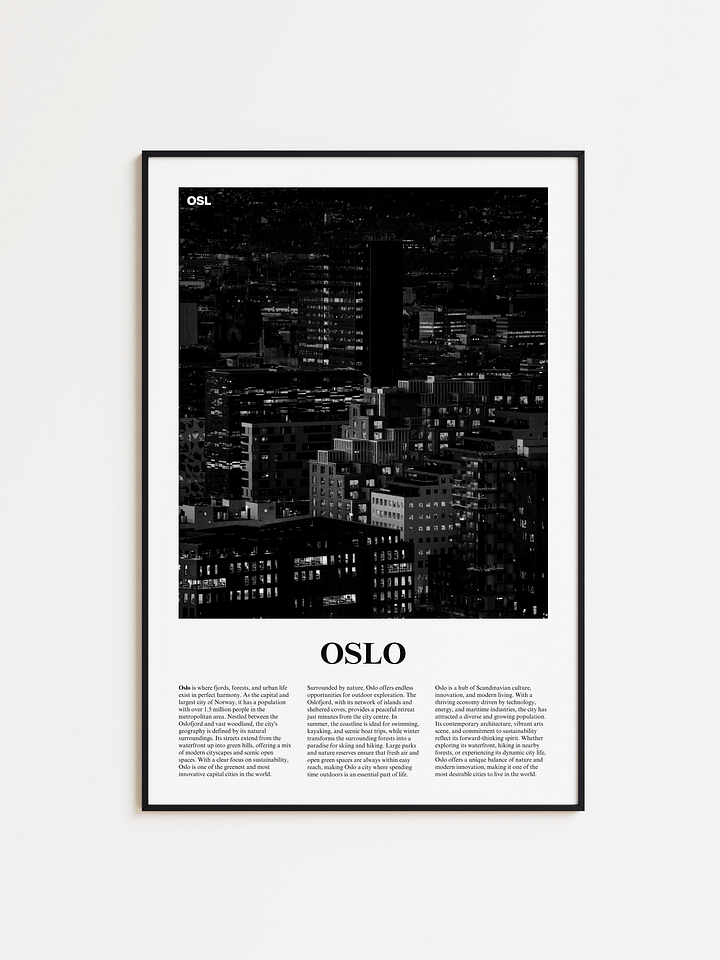Oslo 03 Newspaper Poster product image (1)