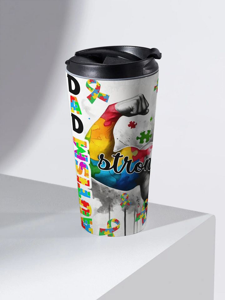 Proud Dad Autism Awareness Travel Mug product image (2)