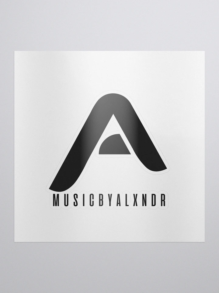 MusicByALXNDR Original Logo Sticker product image (1)