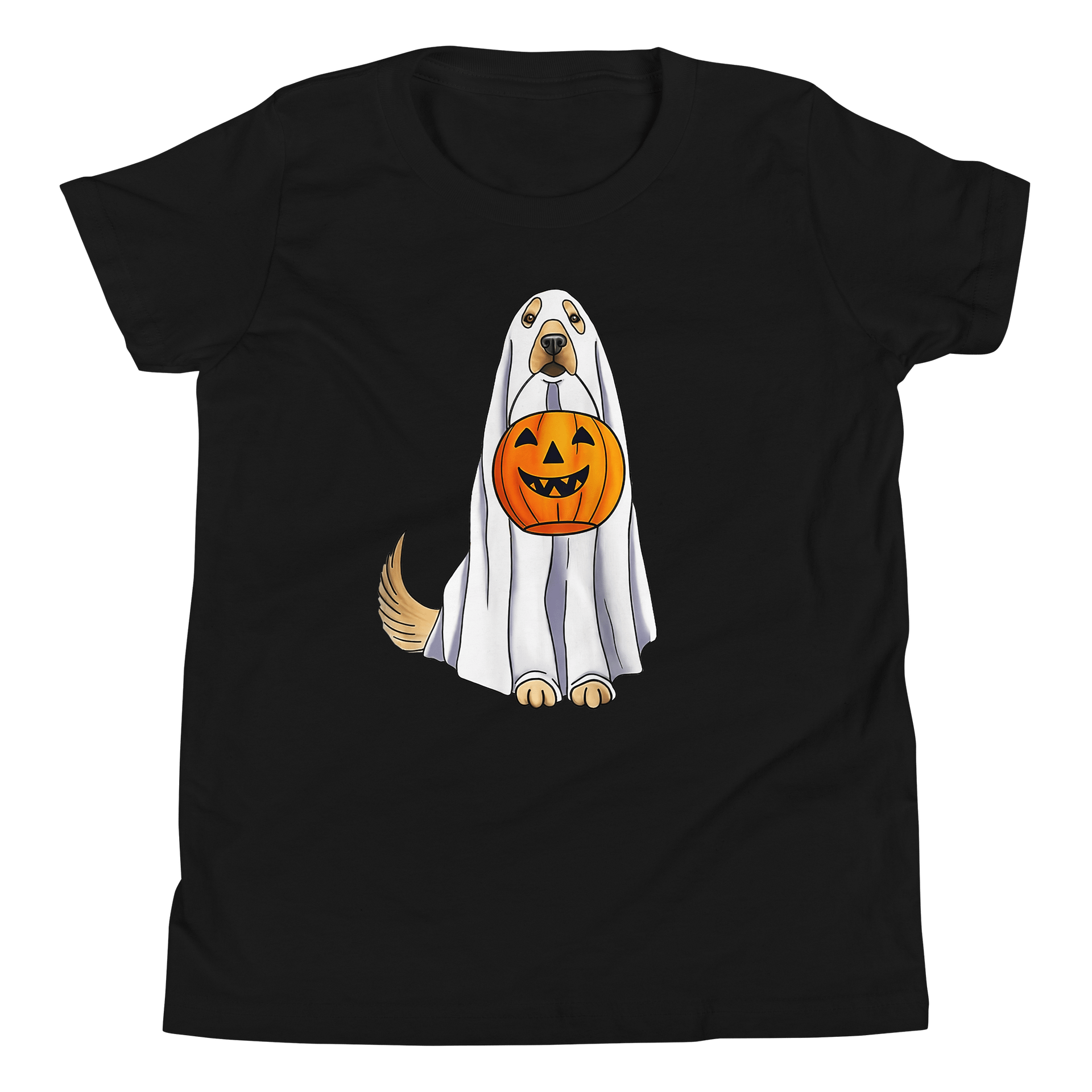Halloween Golden Retriever Youth T-Shirt product image (5)