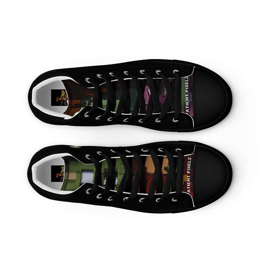 Patient PixelZ High Tops (Black Out) Womens product image (9)