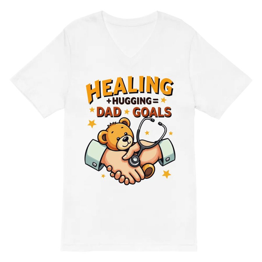 Healing + hugging = Dad Goals v-neck Tee product image (2)
