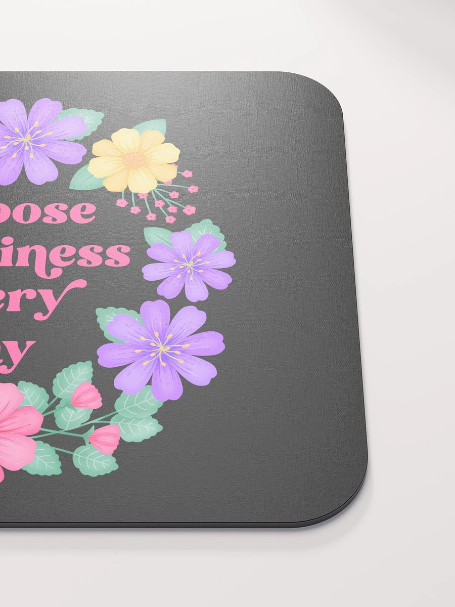 Choose happiness every day - Mouse Pad Black product image (5)