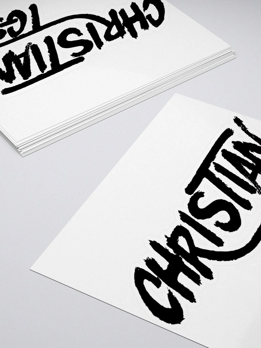 ChristianTG92 (Black Logo) Stickers product image (4)