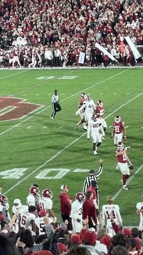 Jackson Arnold sealing the win against Alabama with this first down! #boomersooner #ouvsbama #sooners #shorts #fyp #oudna ⭕️🙌🧬