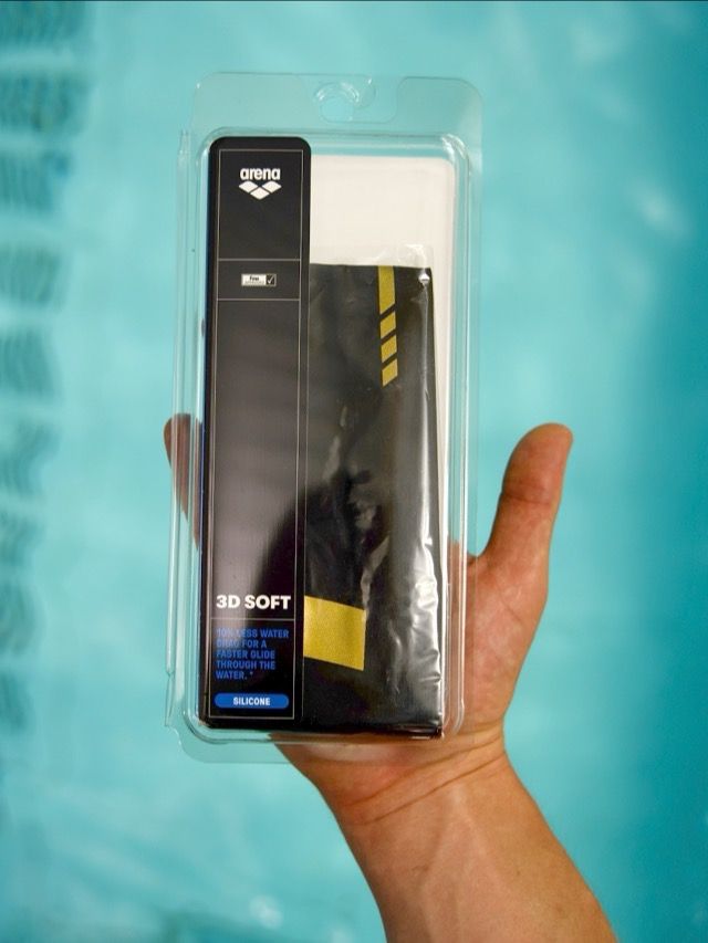 arena x TheSwimsuitGuy 3d Soft Cap - Black & Gold product image (2)