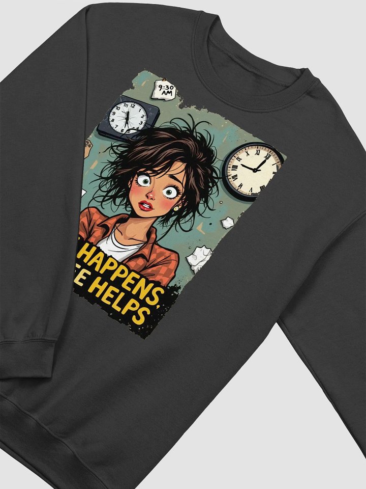 Life Happens, Coffee Helps Crewneck Sweatshirt product image (24)