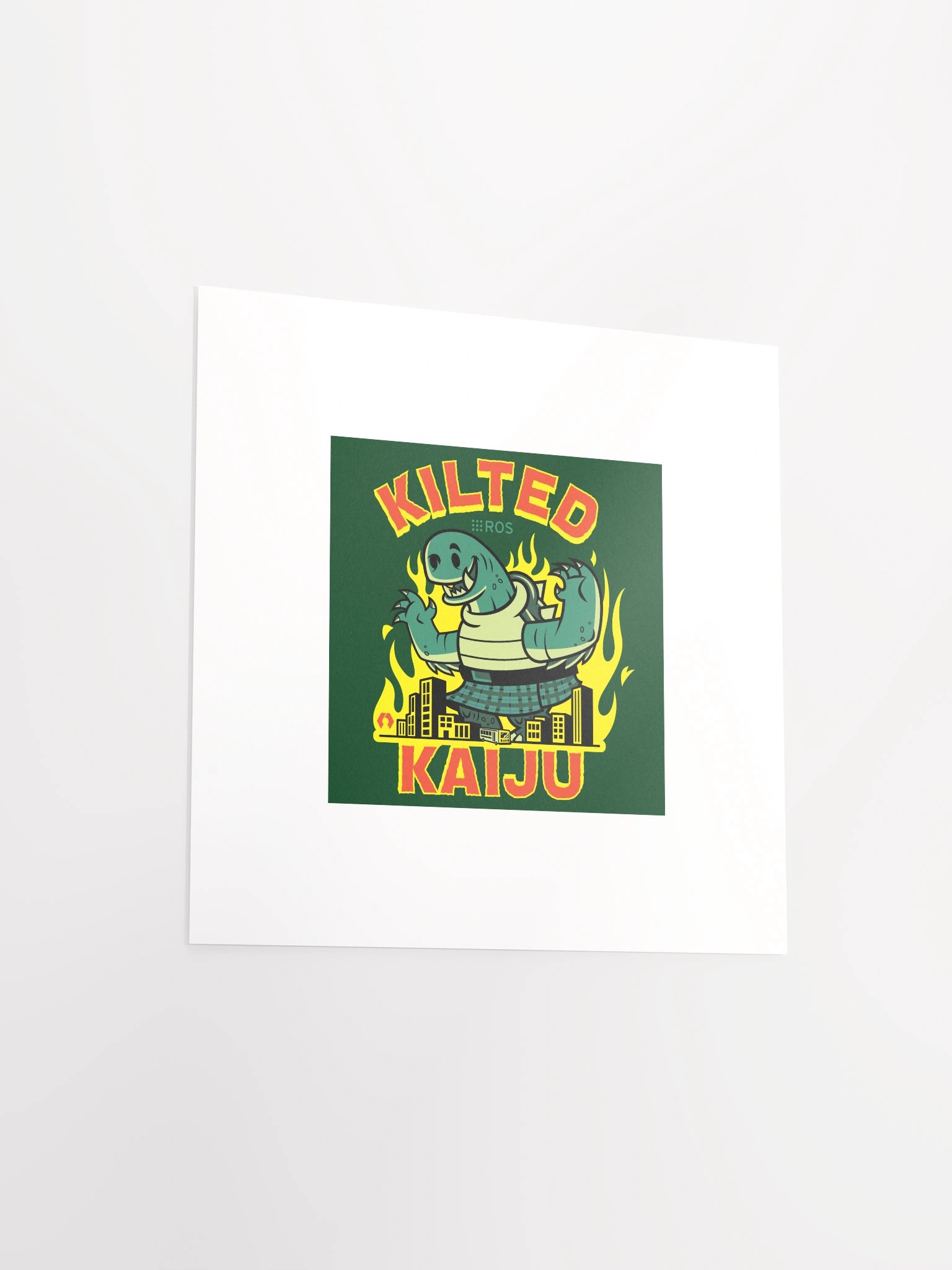 Kilted Kaiju unframed poster product image (6)