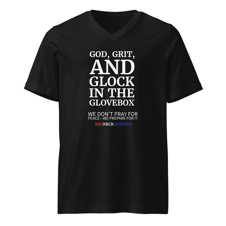 God Grit & Glock v-neck product image (1)