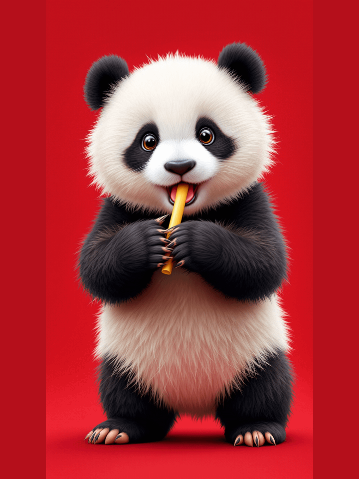 Cute Baby Panda Wallpaper product image (1)