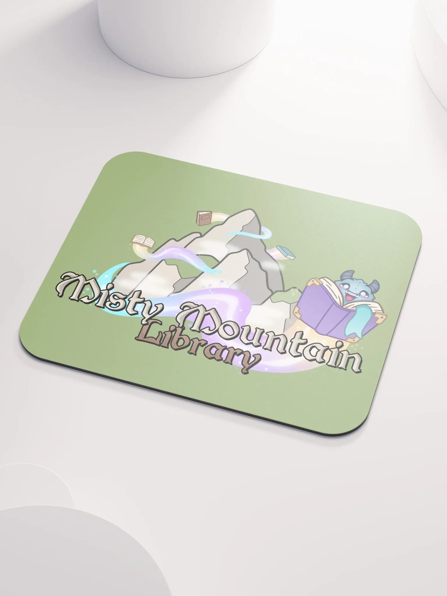 Misty Mountain Library Mouse Pad product image (3)
