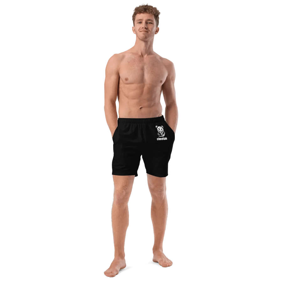 Cheetah Swim Trunks black product image (10)
